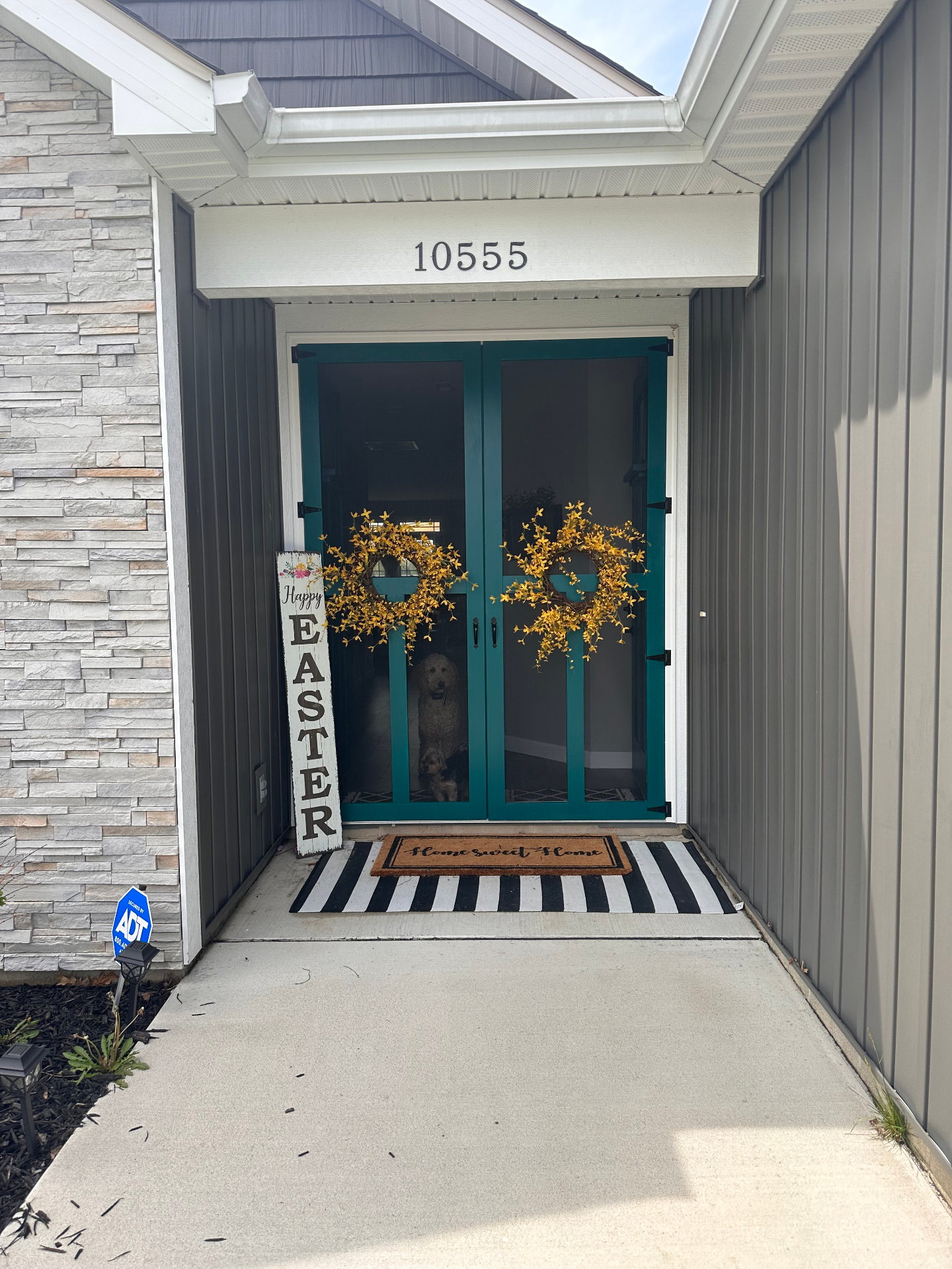 Installed and welcoming